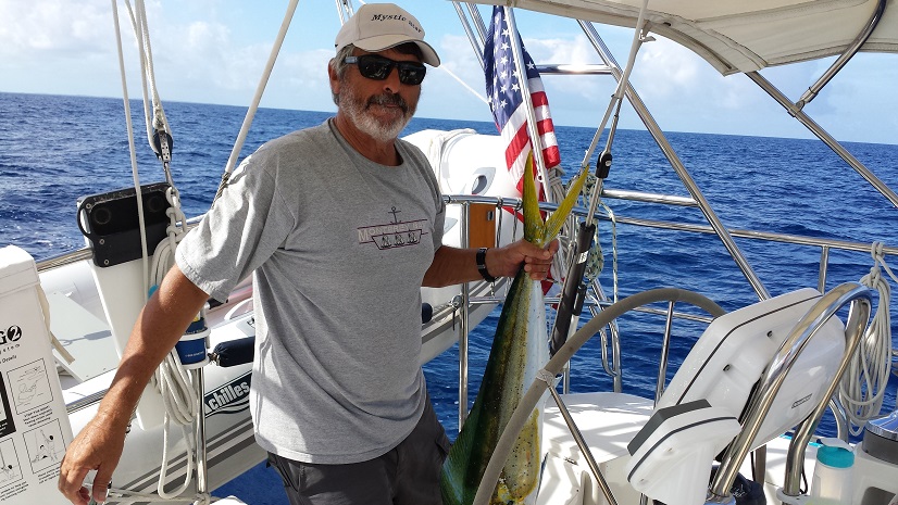 Mahi Mahi: Caught NE of Cape Santa Maria, 40 in, 11.2 lbs